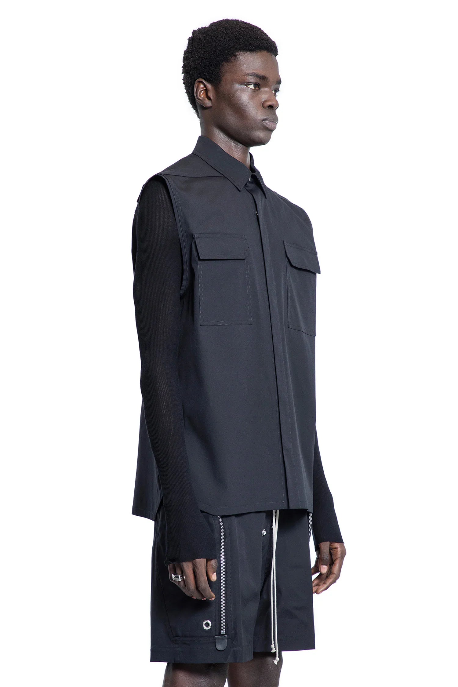 Maglia Jumbo Senza Maniche di Hollywood - RICK OWENS