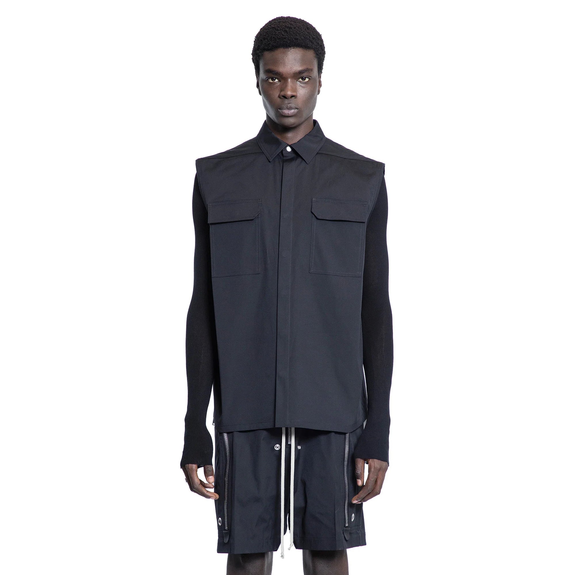 Maglia Jumbo Senza Maniche di Hollywood - RICK OWENS