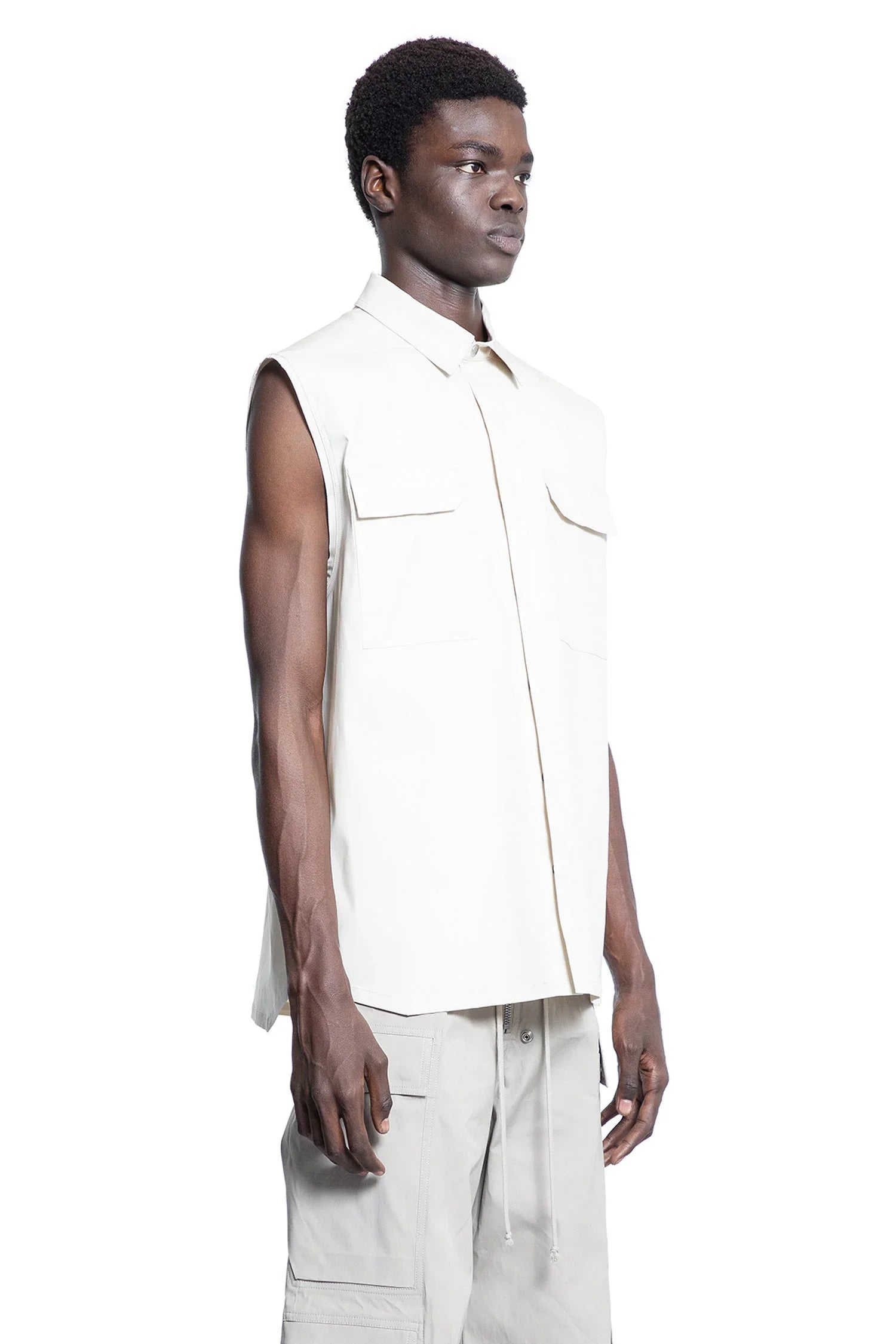 Hollywood Sleeveless Jumbo Shirt Rick owens оригінал – Купити в Україні – детальний вид