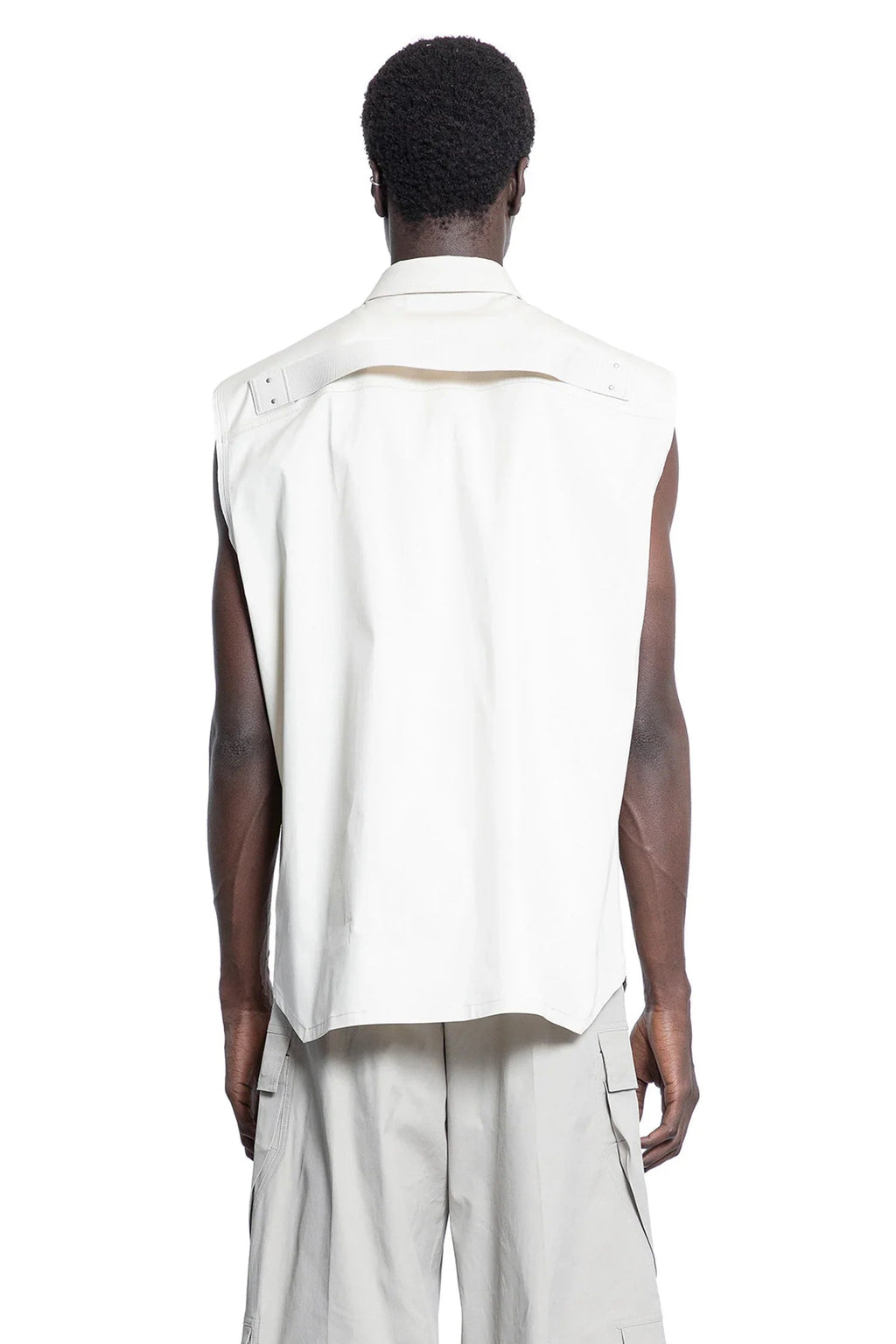 Hollywood Sleeveless Jumbo Shirt Rick owens оригінал – Купити в Україні – збільшений вид