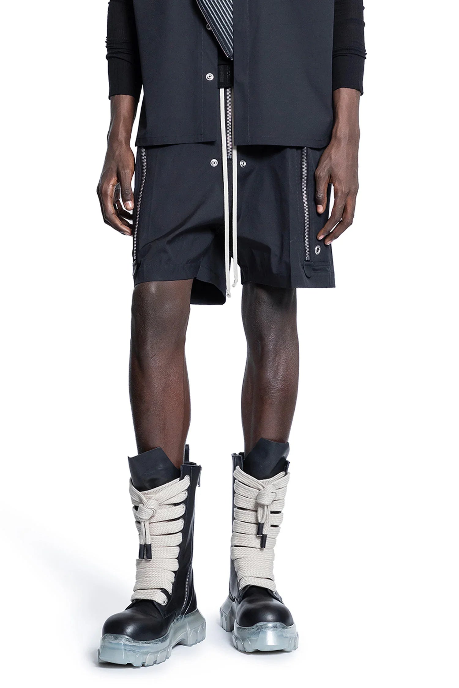 Оригінальна Hollywood Bauhaus Bela Shorts Rick owens – боковий вид