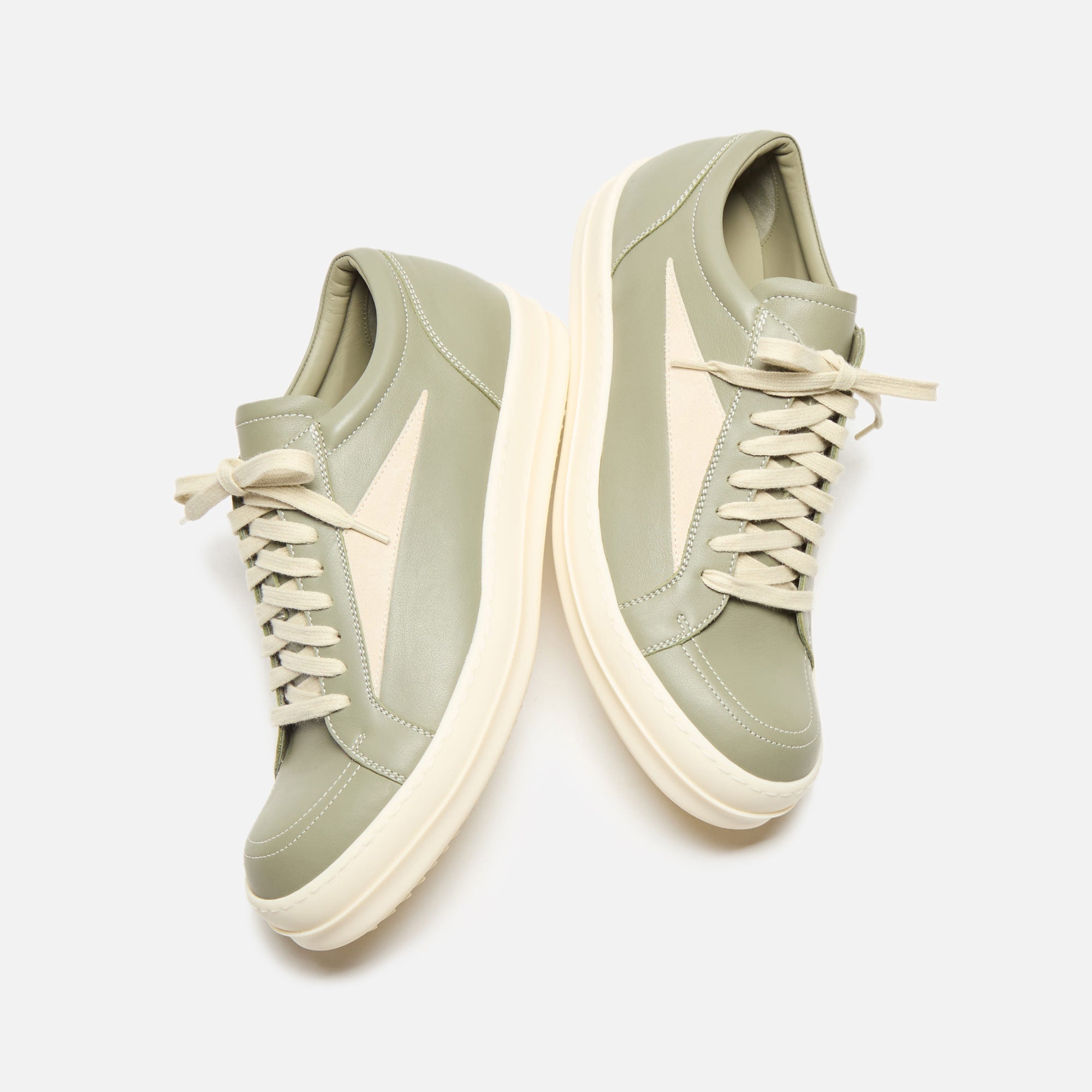 Vintage Sneaker Scarpe In Pelle Celadon Rick owens оригінал – Купити в Україні – збільшений вид