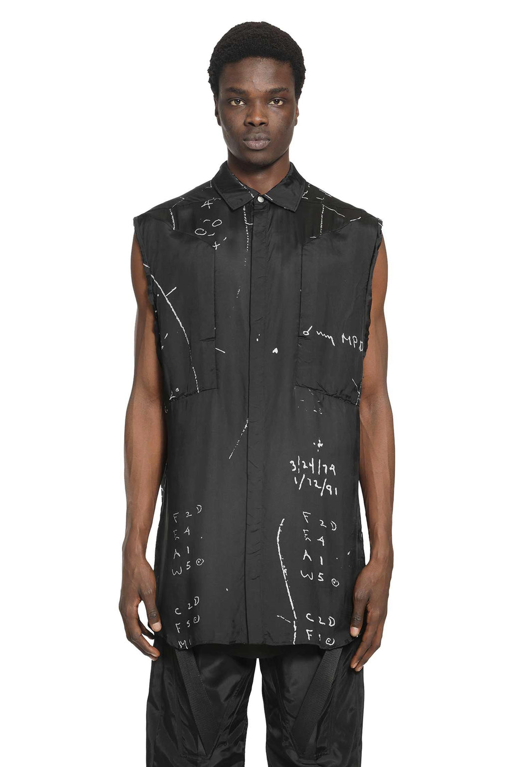 Оригінальна Temple Jumbo Sl Outershirt Rick owens – вид ззаду