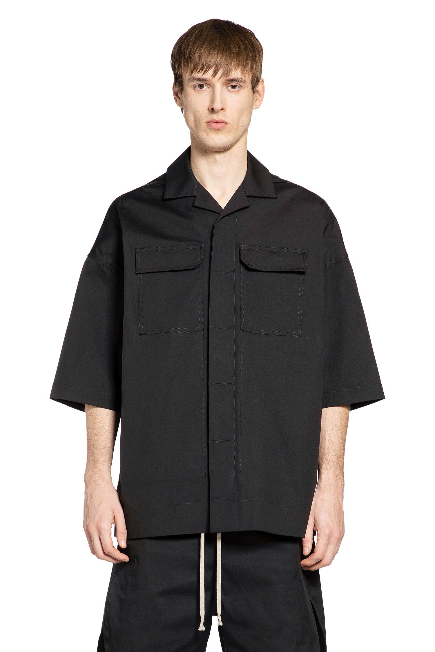 Oversized Buttoned Shirt Rick owens оригінал – Купити в Україні – вид ззаду