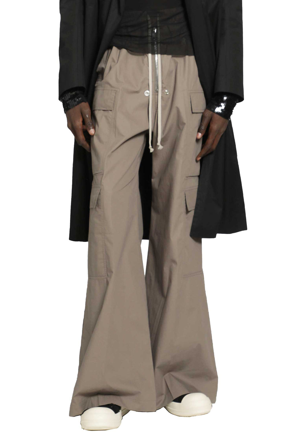 Temple Cargobelas In Cotton Poplin Rick owens – Гарантія оригінальності – боковий вид