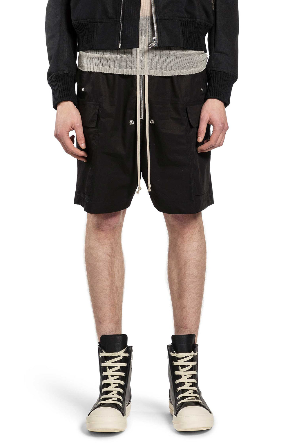 Temple Cargobela Shorts Rick owens оригінал – Купити в Україні – боковий вид