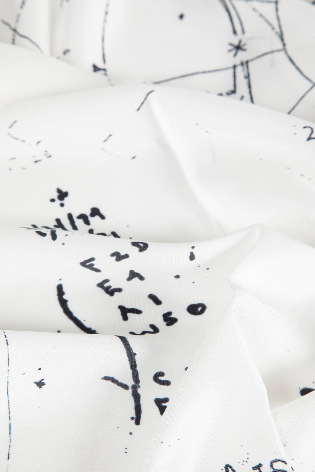 Temple Printed Astro Scarf Rick owens – Гарантія оригінальності – детальний вид