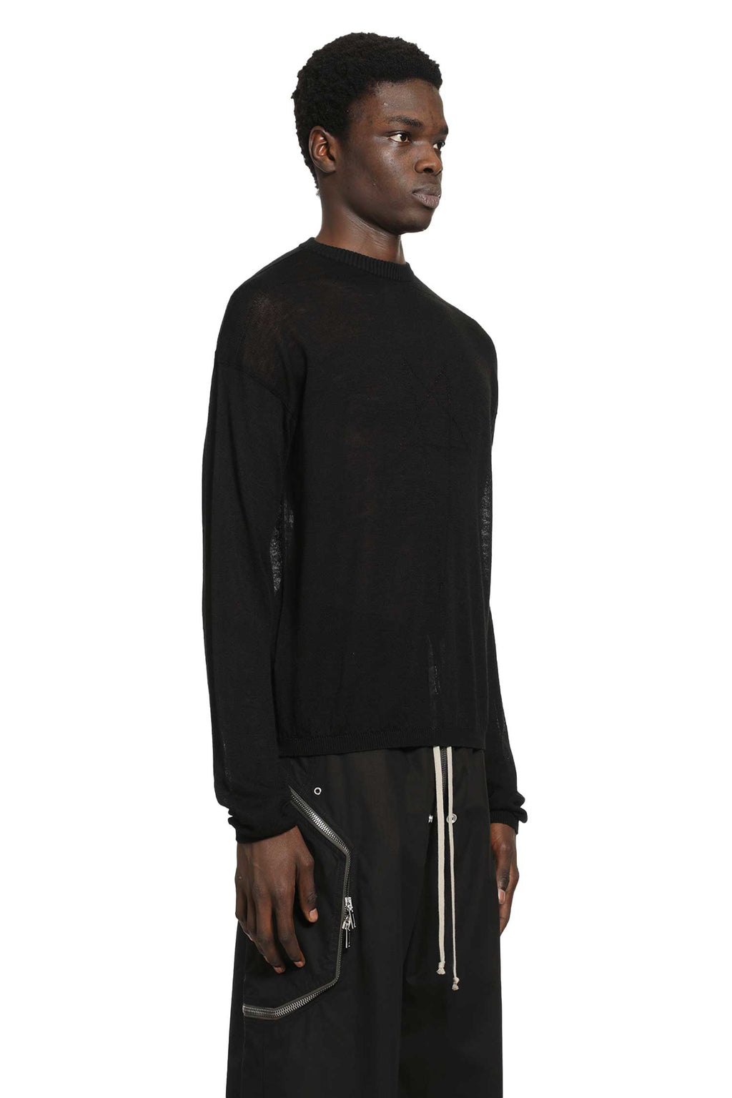 Temple Sheer Sweater Rick owens – Гарантія оригінальності – детальний вид
