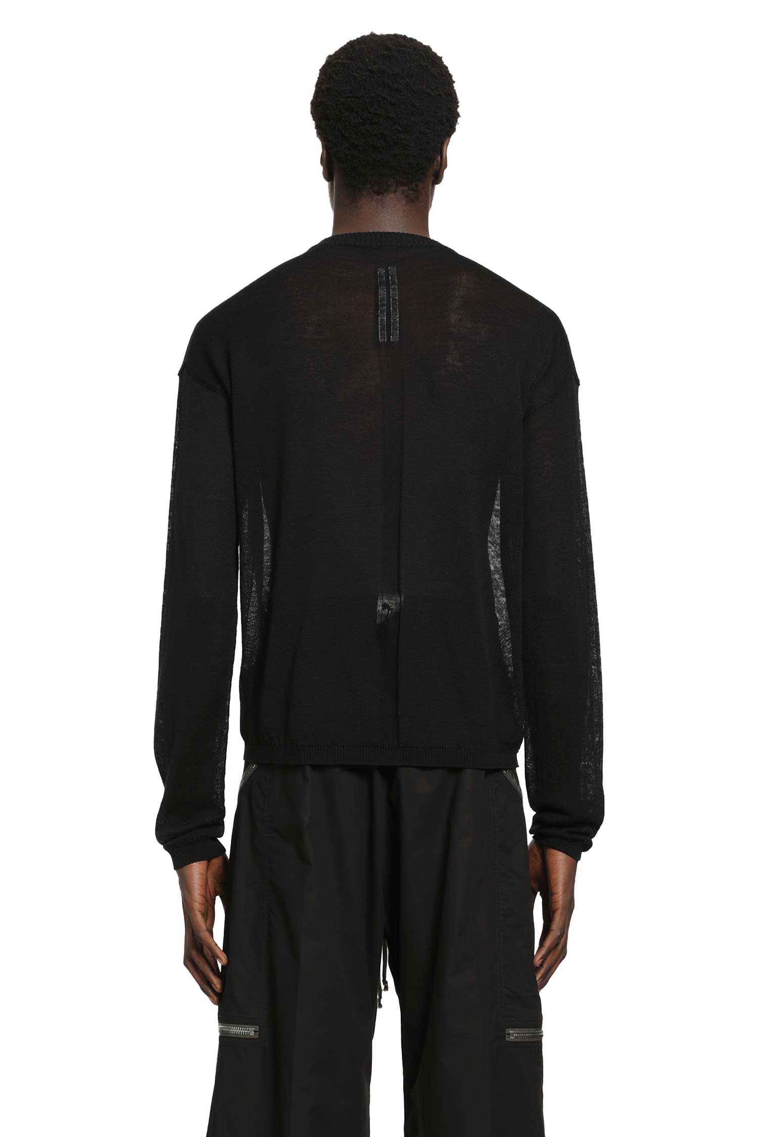 Temple Sheer Sweater Rick owens – Гарантія оригінальності – збільшений вид - RICK OWENS