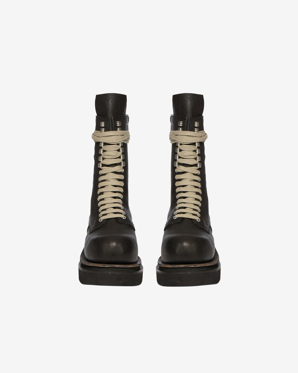 Оригінальна Mens Laceup Bogun Boots Rick owens – вид ззаду
