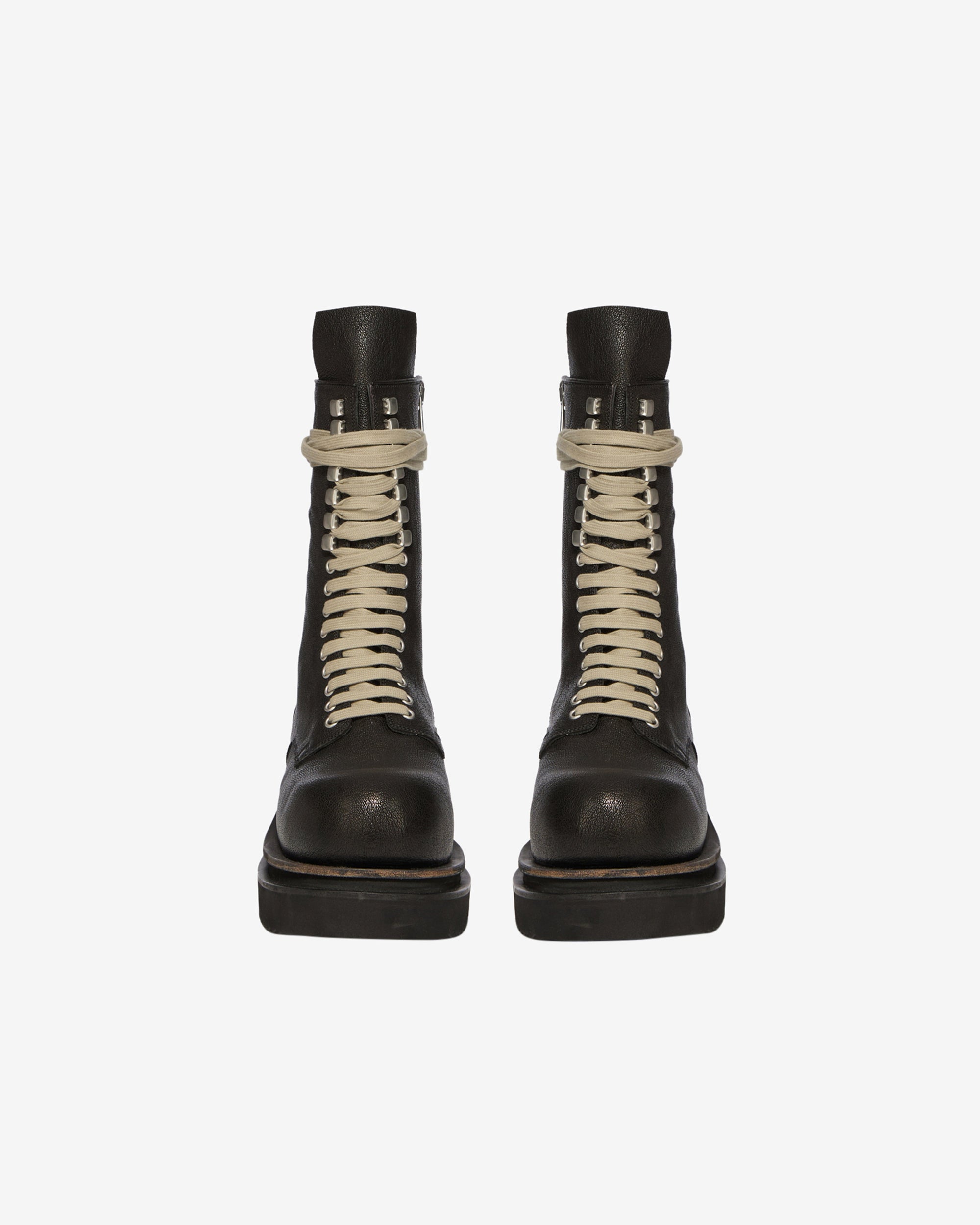 Оригінальна Mens Laceup Bogun Boots Rick owens – вид ззаду
