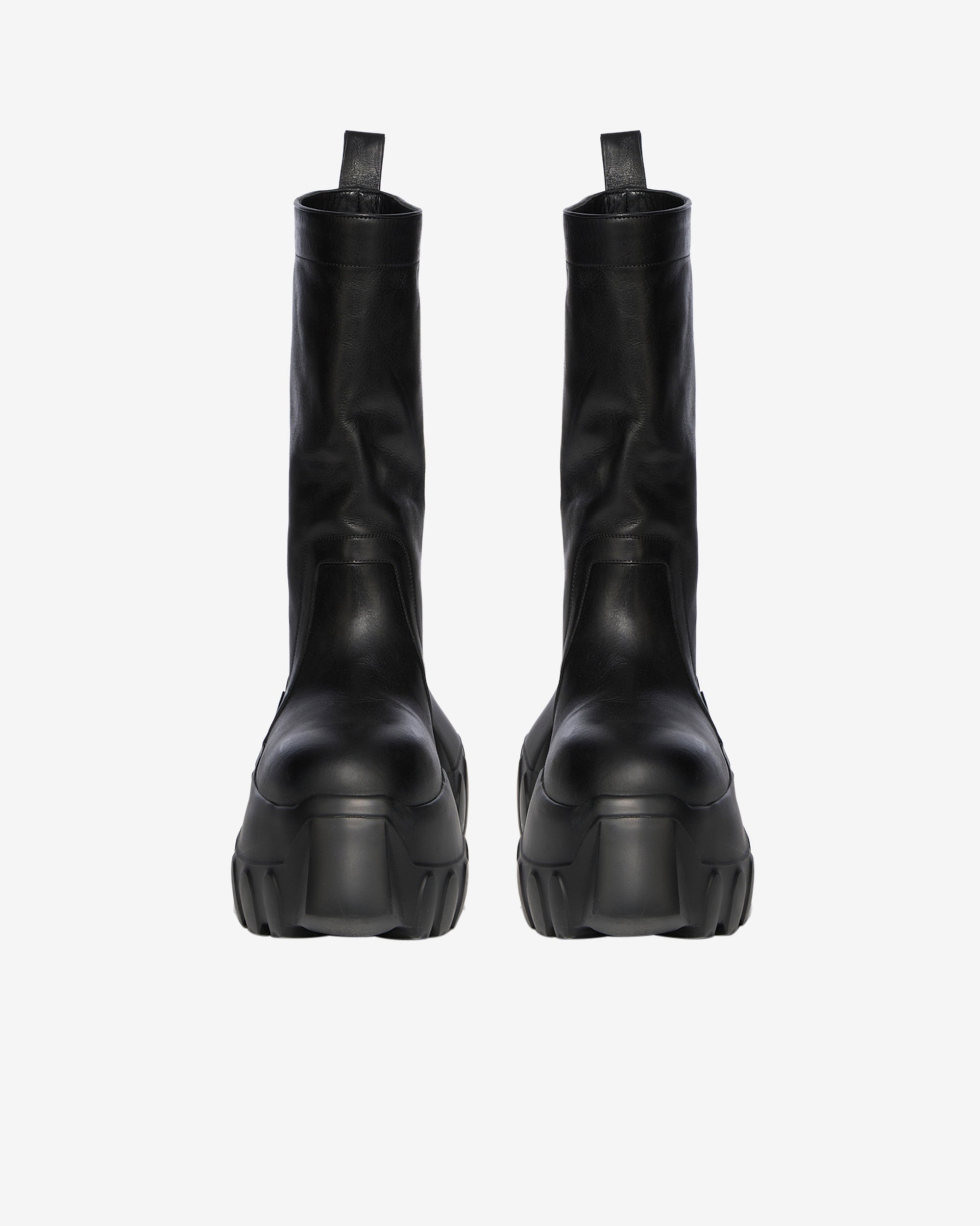 Mens Pull On Mega Tractor Boots Rick owens – Гарантія оригінальності – вид ззаду