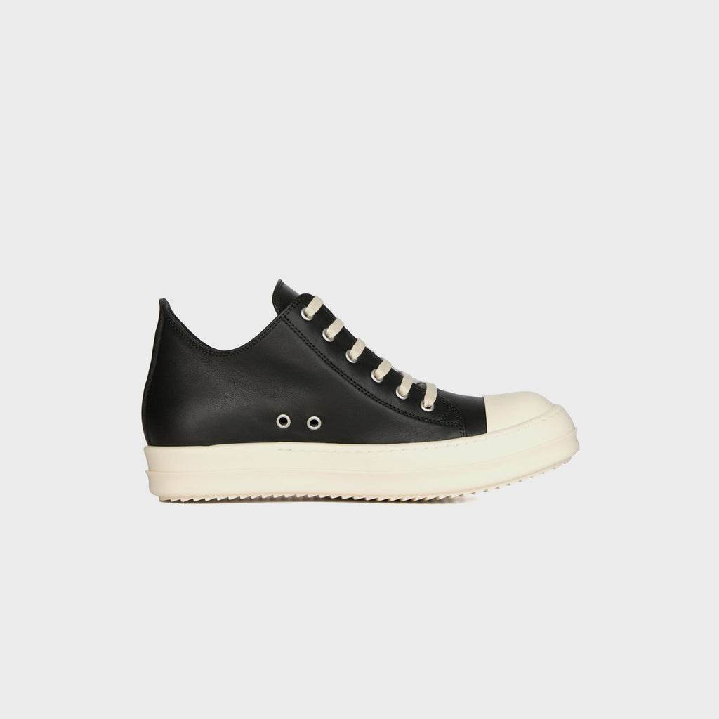 Оригінальна Ss26 Temple Low Sneaks Black Rick owens – боковий вид