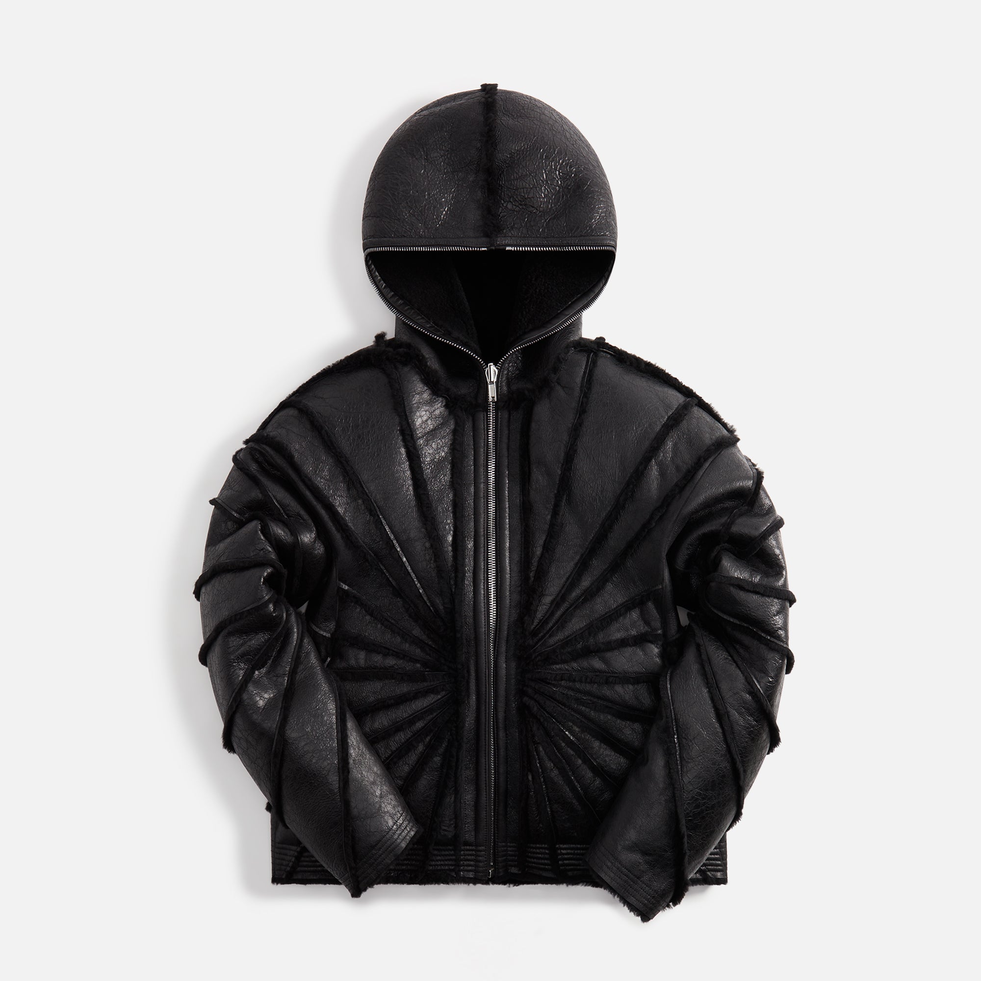 Sealed Windbreaker Black Rick owens – Гарантія оригінальності – боковий вид