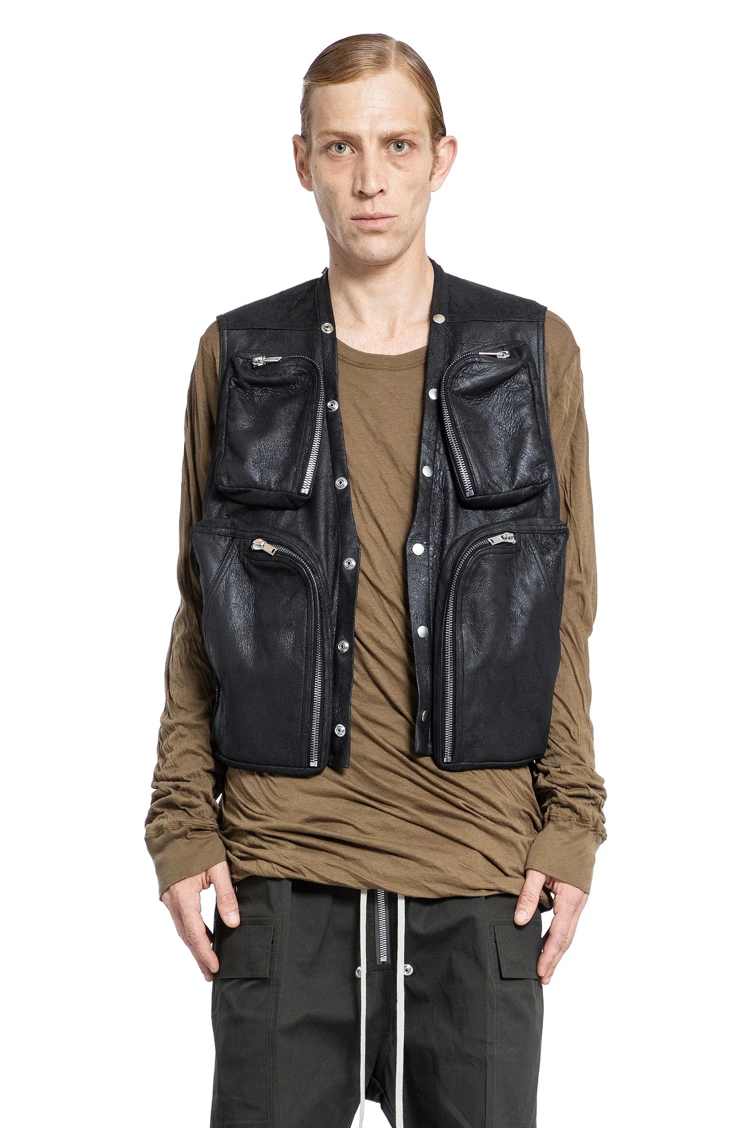 Double Ls Long Sleeve T-Shirt Rick owens оригінал – Купити в Україні – боковий вид