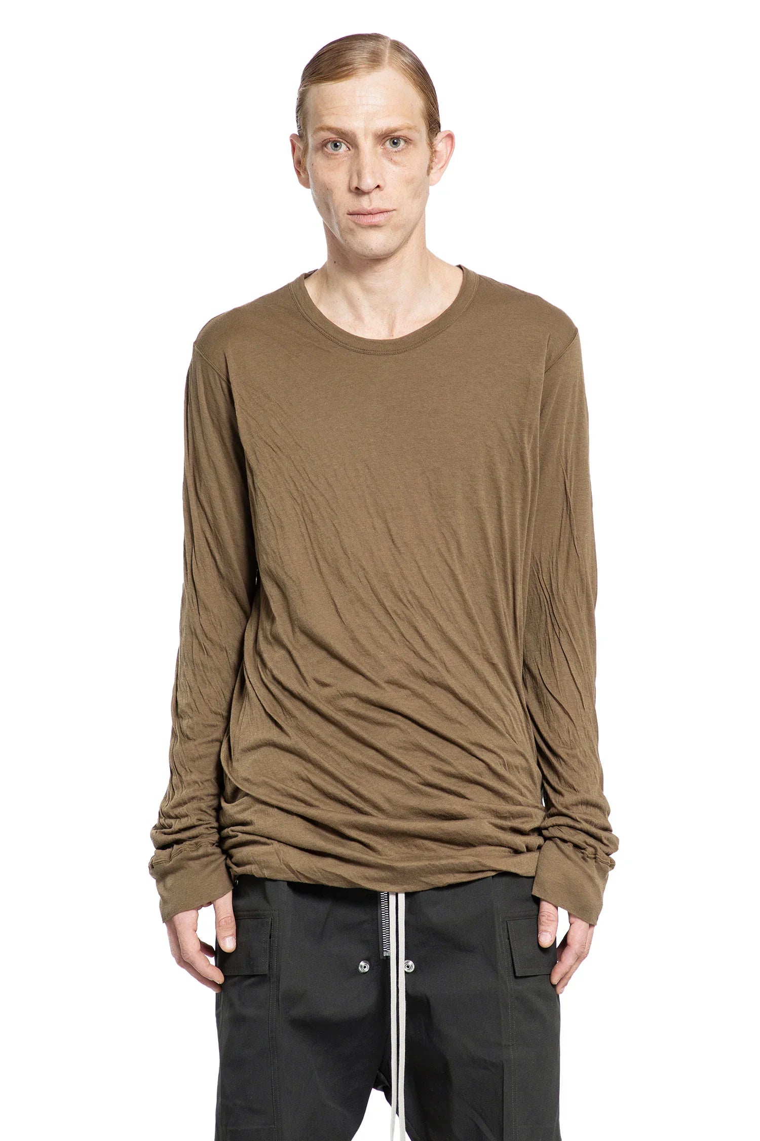 Double Ls Long Sleeve T-Shirt Rick owens оригінал – Купити в Україні – вид ззаду