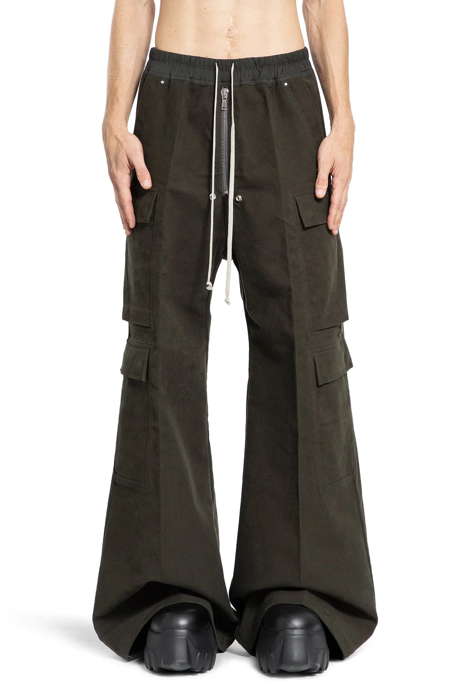 Оригінальна Man Green Trousers Rick owens – вид ззаду