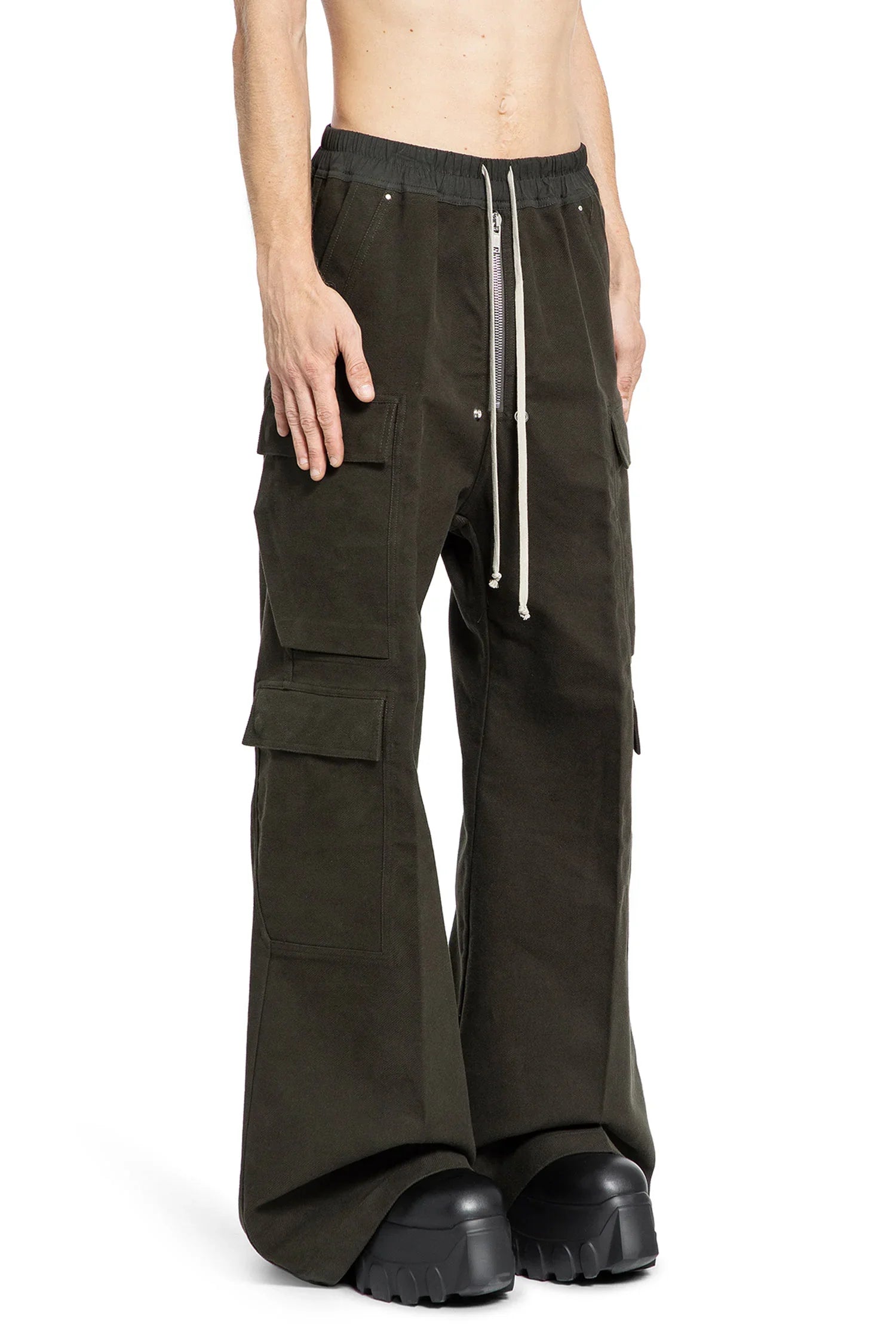 Оригінальна Man Green Trousers Rick owens – детальний вид