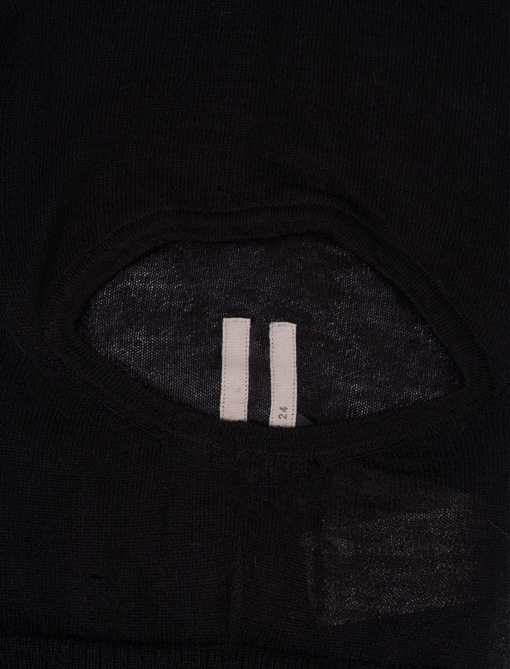 Оригінальна Skull Balaclava Rick owens – вид ззаду
