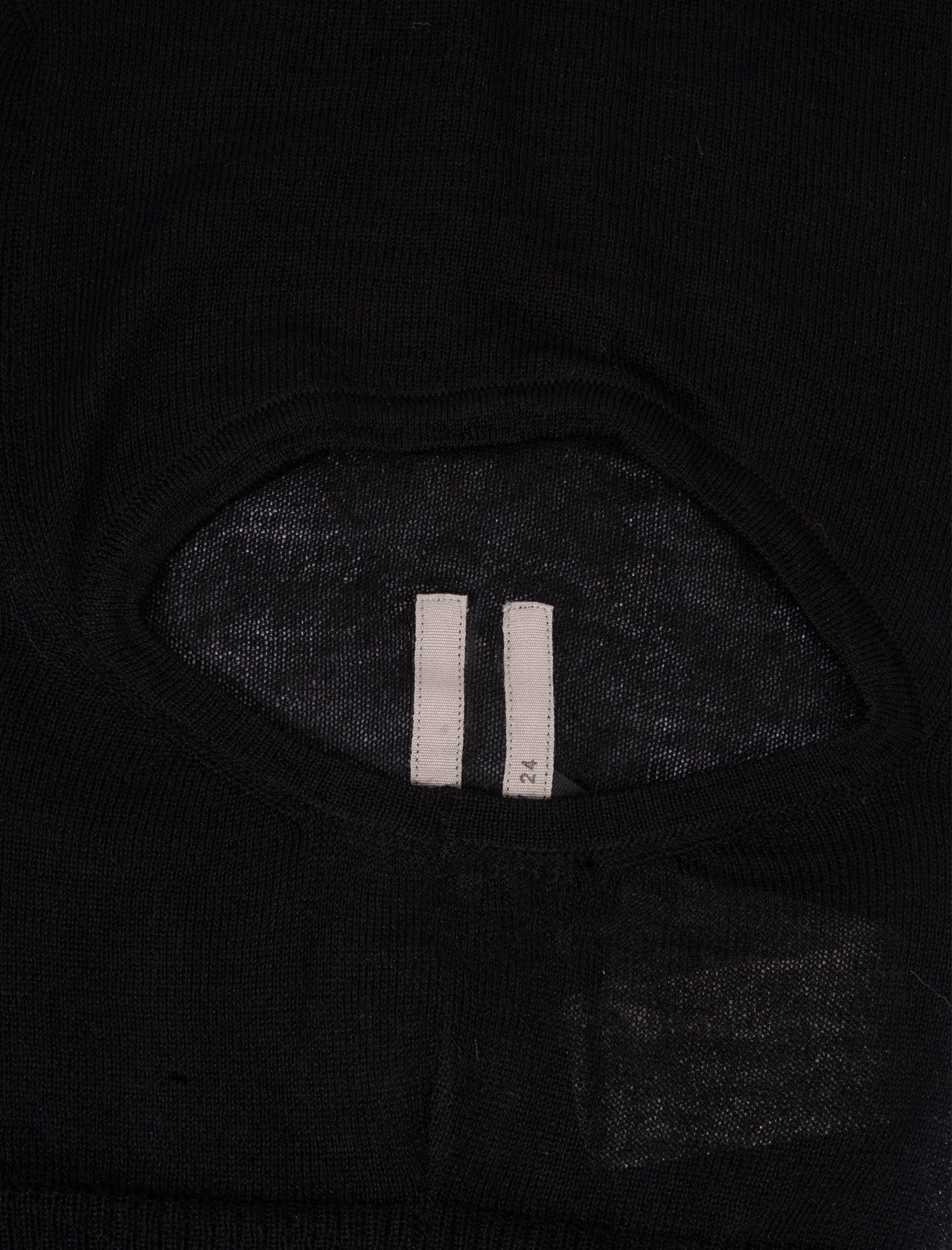 Оригінальна Skull Balaclava Rick owens – вид ззаду