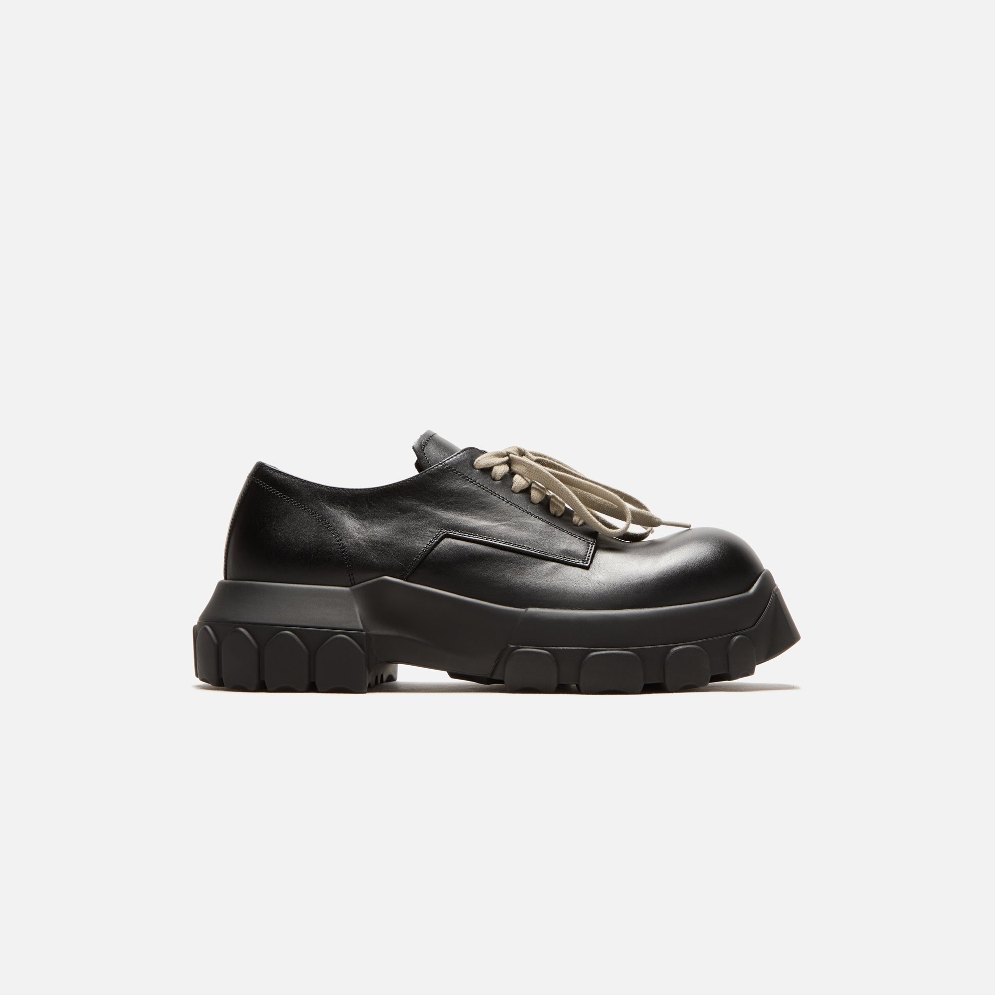 Оригінальна Laceup Bozo Tractor Black Rick owens – боковий вид