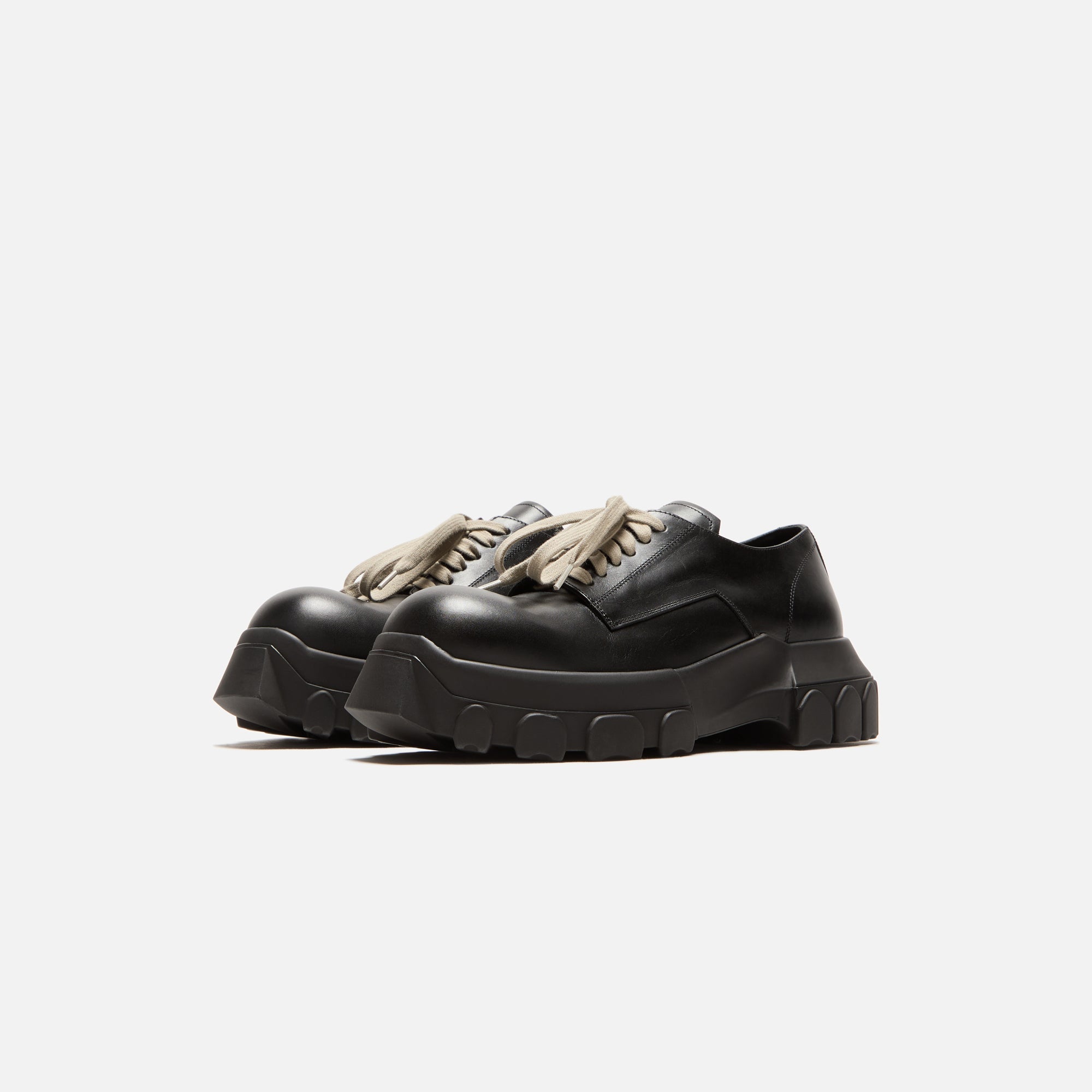 Оригінальна Laceup Bozo Tractor Black Rick owens – вид ззаду