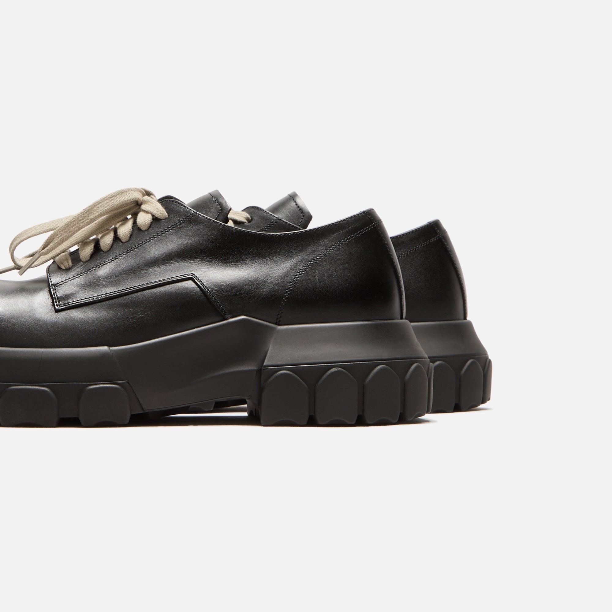 Оригінальна Laceup Bozo Tractor Black Rick owens – детальний вид