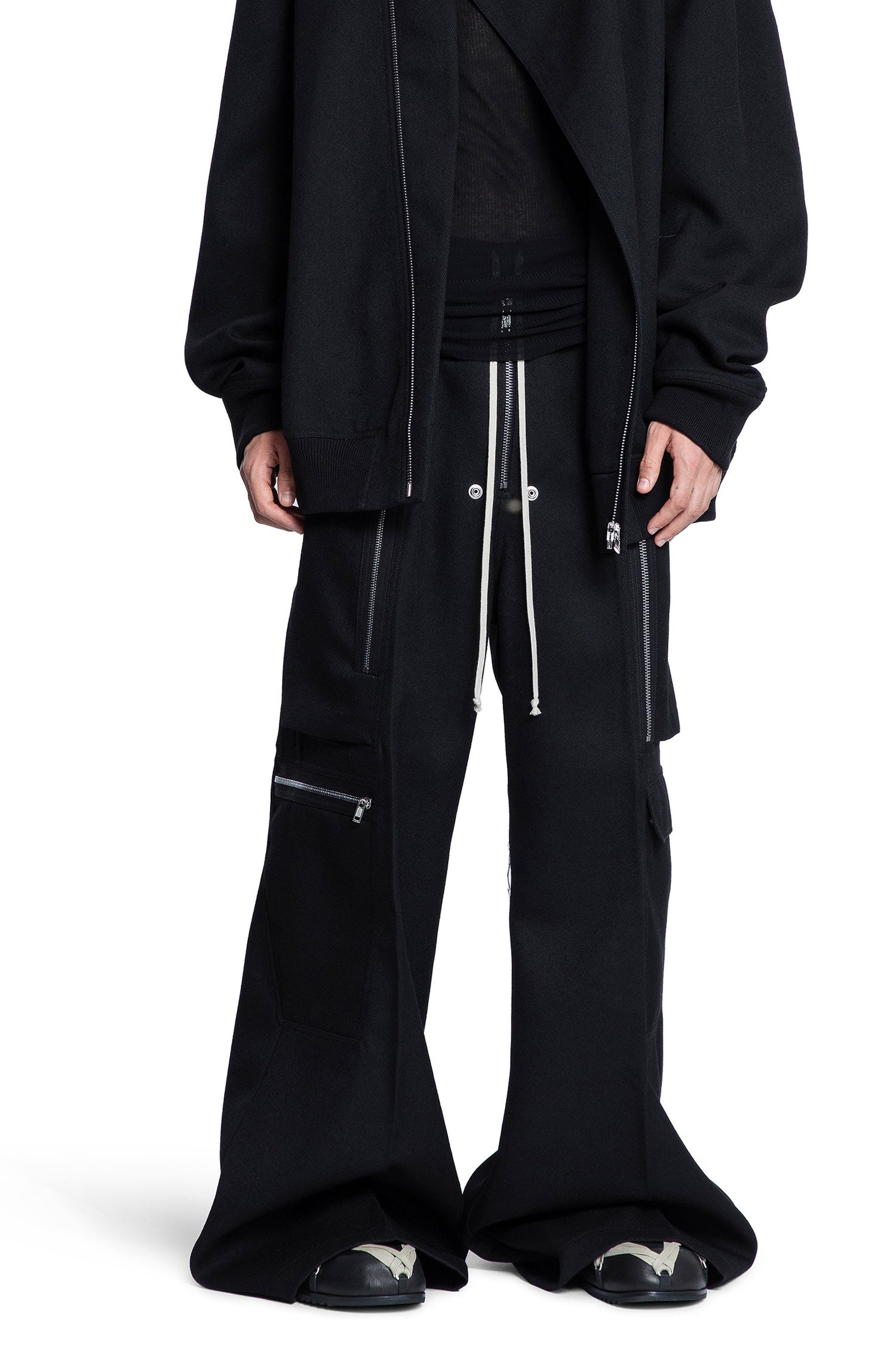 Concordians Cargobelas In Wool Drill Rick owens – Гарантія оригінальності – боковий вид