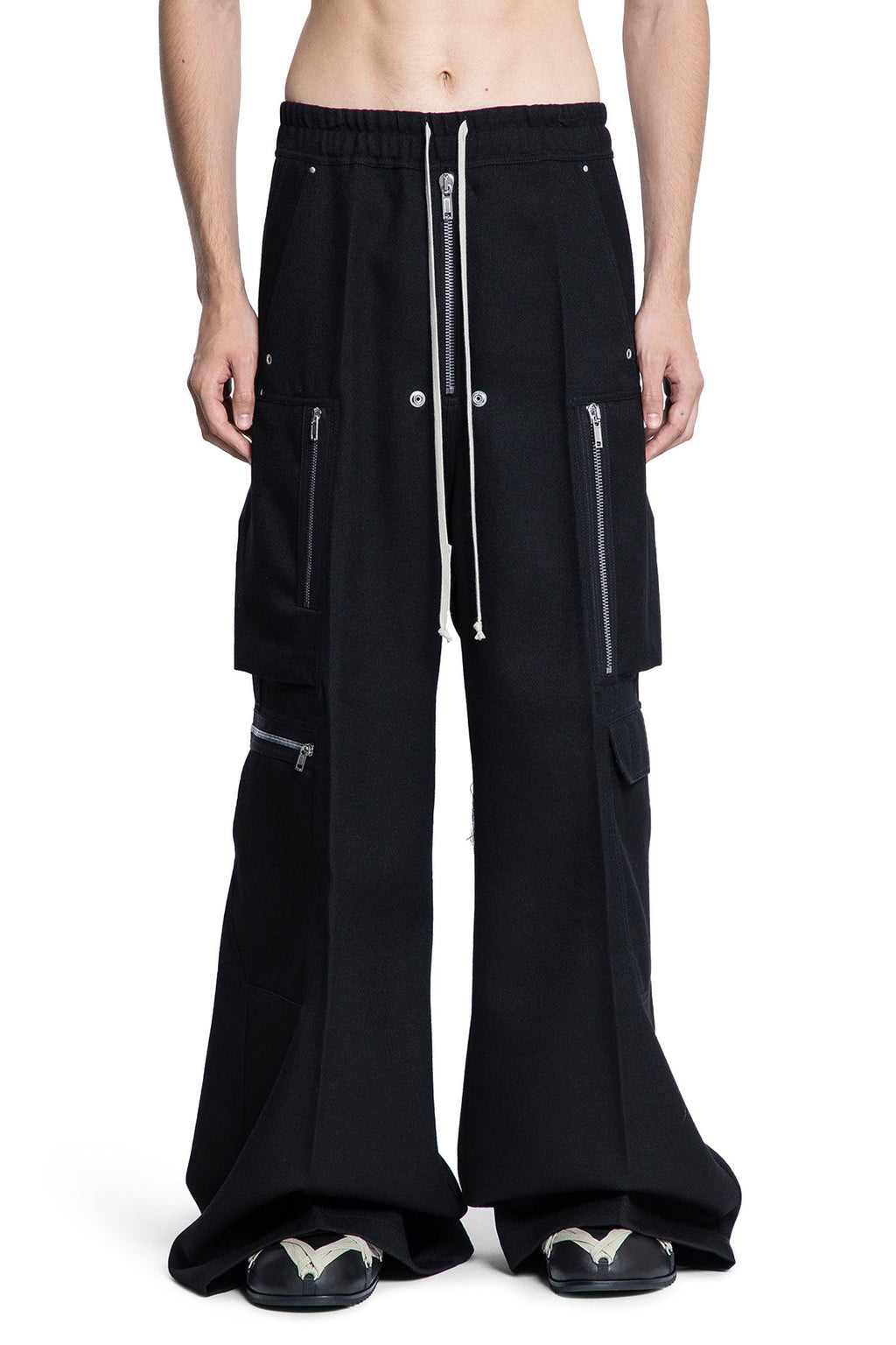 Concordians Cargobelas In Wool Drill Rick owens – Гарантія оригінальності – вид ззаду