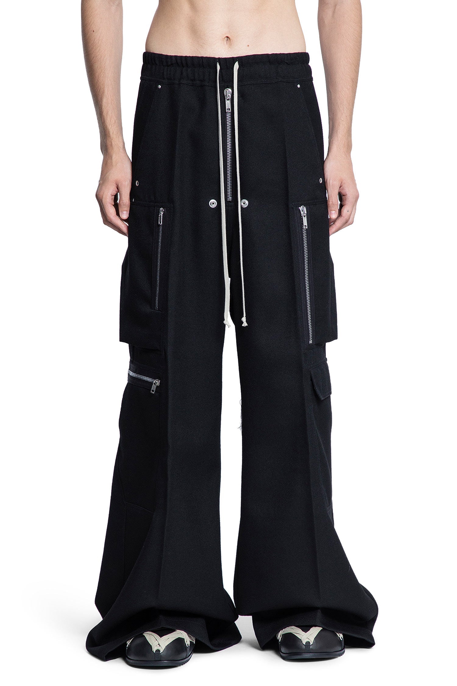 Concordians Cargobelas In Wool Drill Rick owens – Гарантія оригінальності – вид ззаду