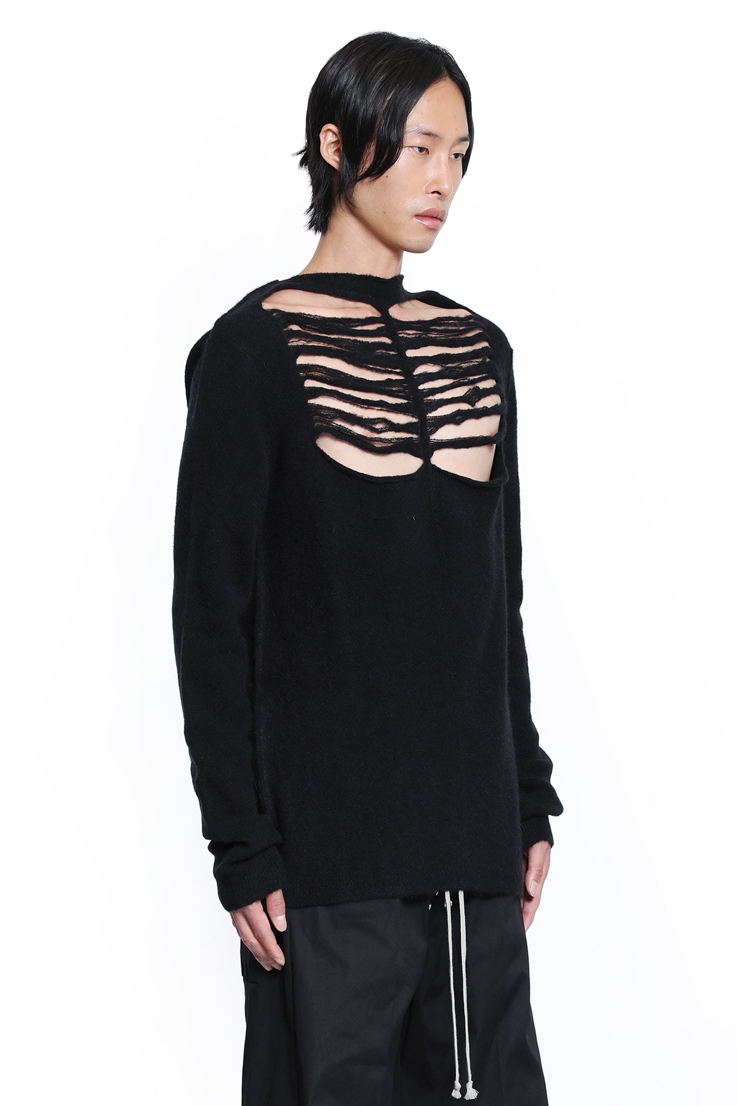 Concordians Top In Alpaca Grid Knit Rick owens оригінал – Купити в Україні – детальний вид - RICK OWENS