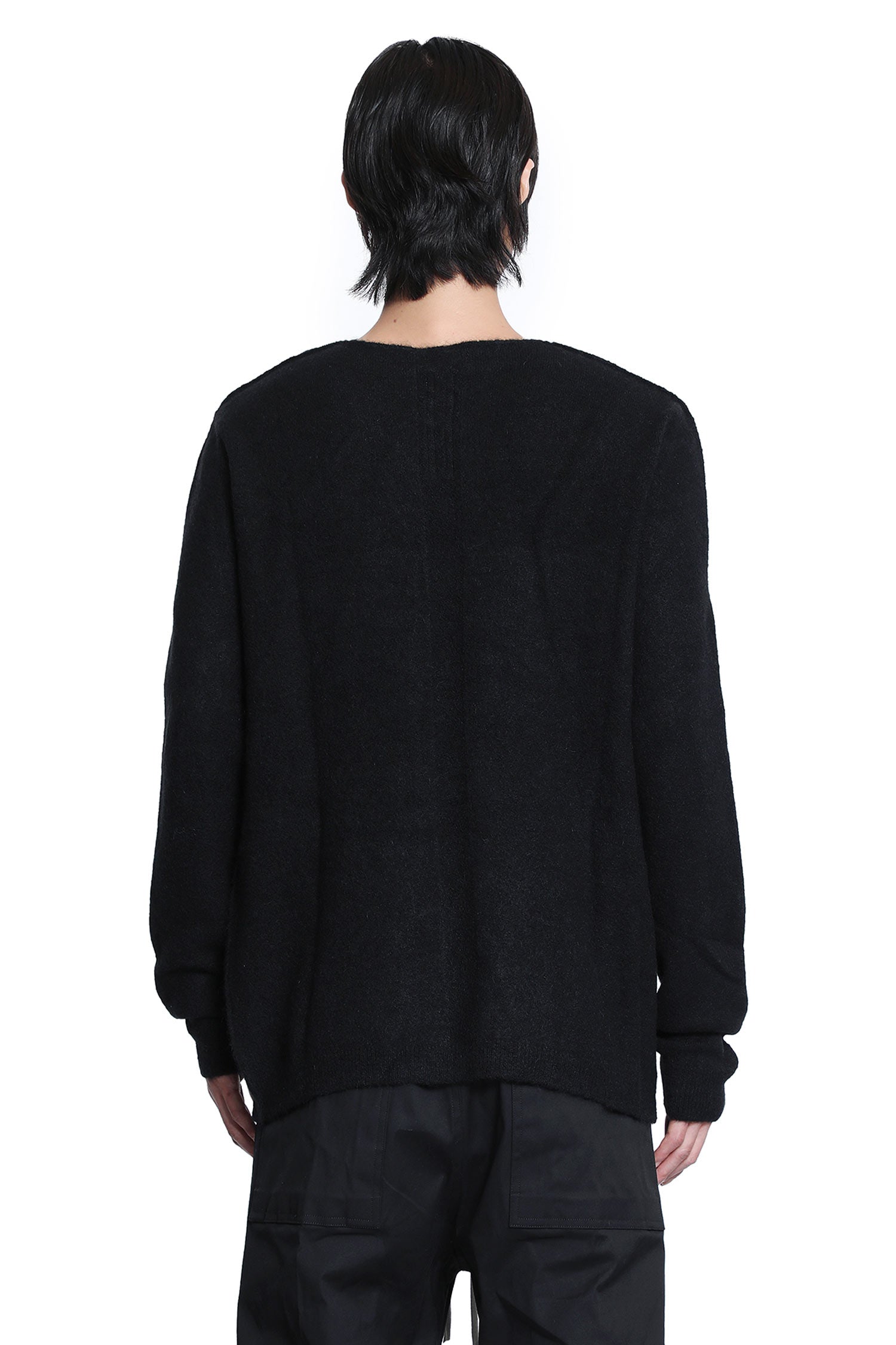 Concordians Top In Alpaca Grid Knit Rick owens оригінал – Купити в Україні – збільшений вид - RICK OWENS