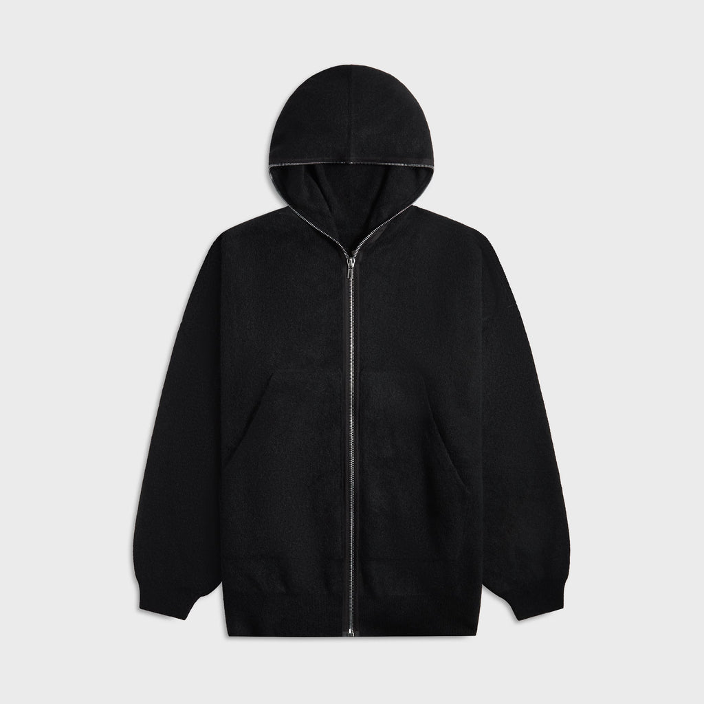 Gimp Hoodie Black Rick owens оригінал – Купити в Україні – боковий вид