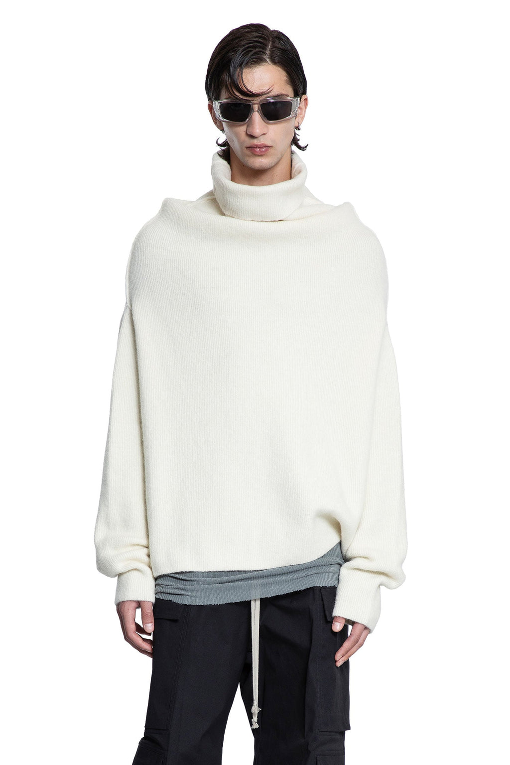 Concordians Shroud In Alpaca Knit Rick owens – Гарантія оригінальності – боковий вид