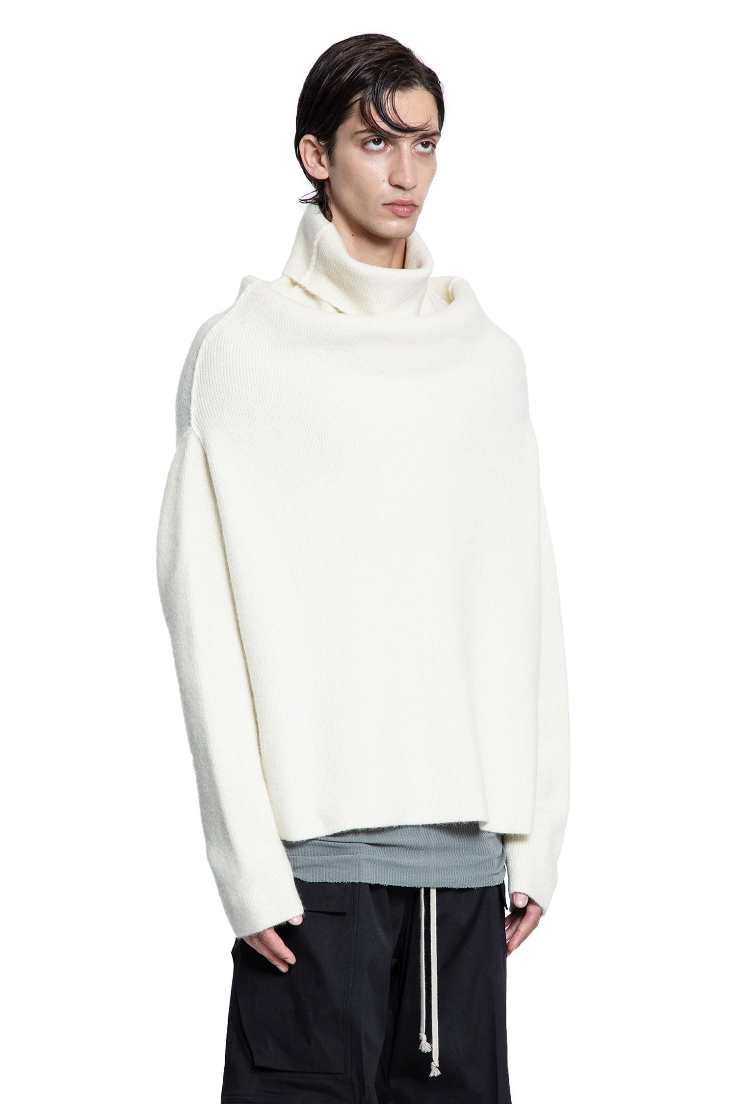 Concordians Shroud In Alpaca Knit Rick owens – Гарантія оригінальності – детальний вид - RICK OWENS
