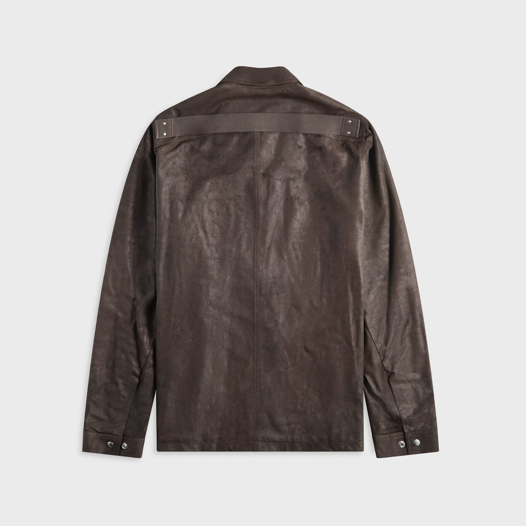 Оригінальна Brat Jacket Dark Dust Rick owens – вид ззаду
