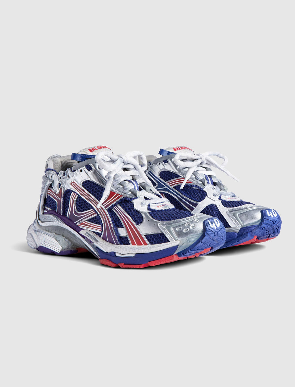 Оригінальна Runner Gradient Navy Balenciaga – вид ззаду