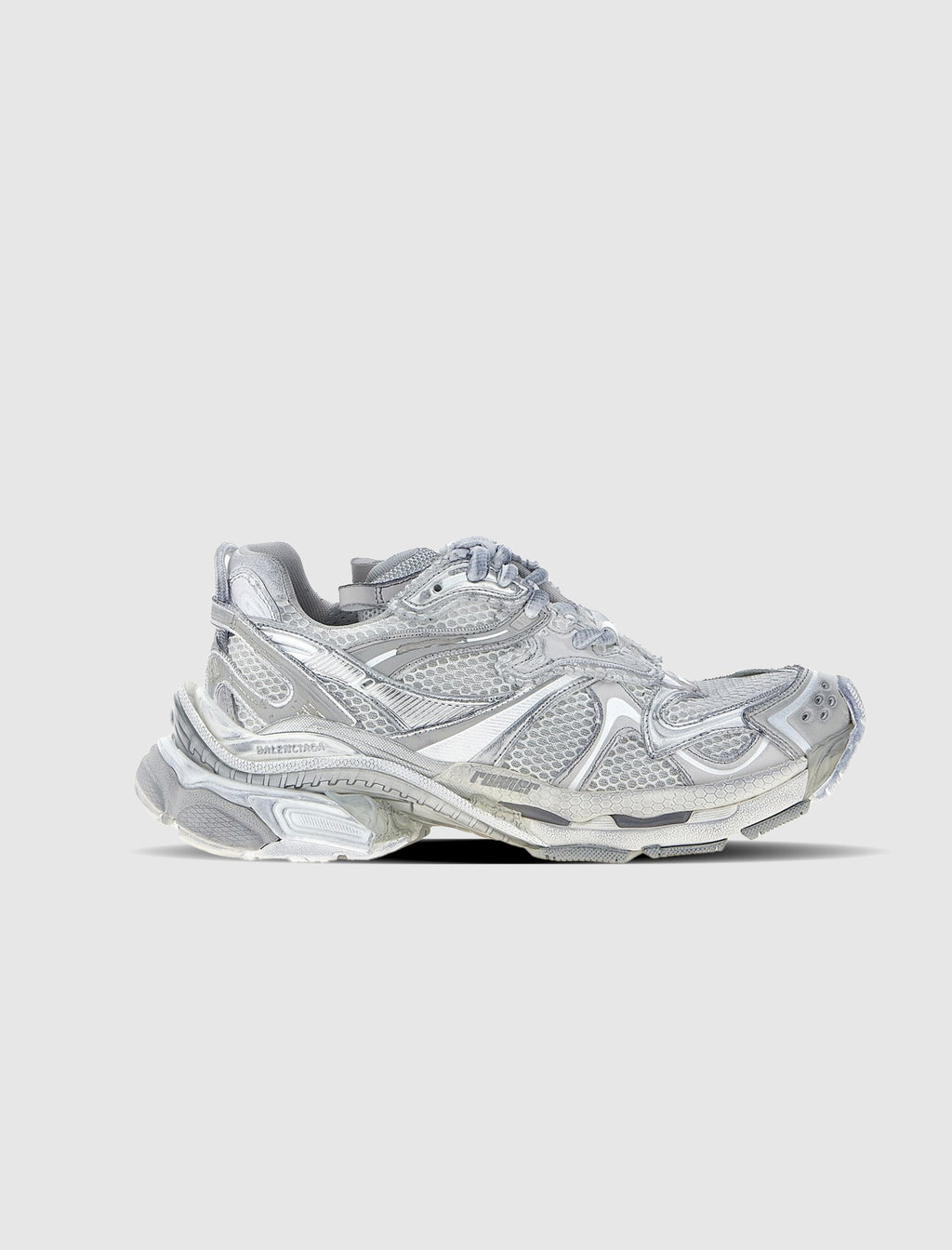 Runner 2 Leather White Balenciaga оригінал – Купити в Україні – боковий вид