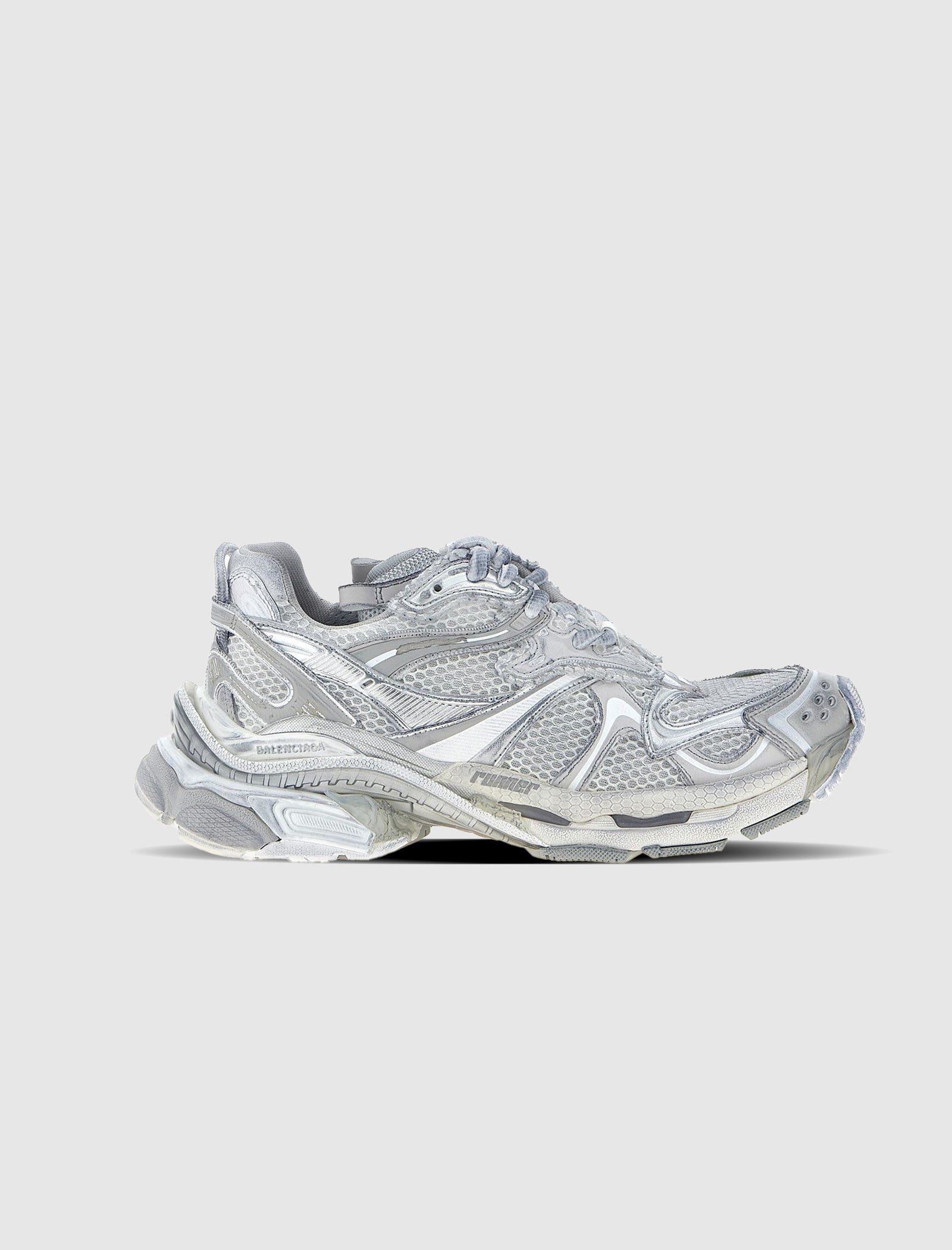 Runner 2 Leather White Balenciaga оригінал – Купити в Україні – боковий вид