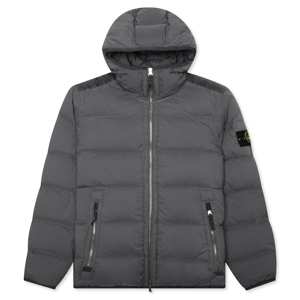Real Feather Hooded Jacket Stone island оригінал – Купити в Україні – боковий вид