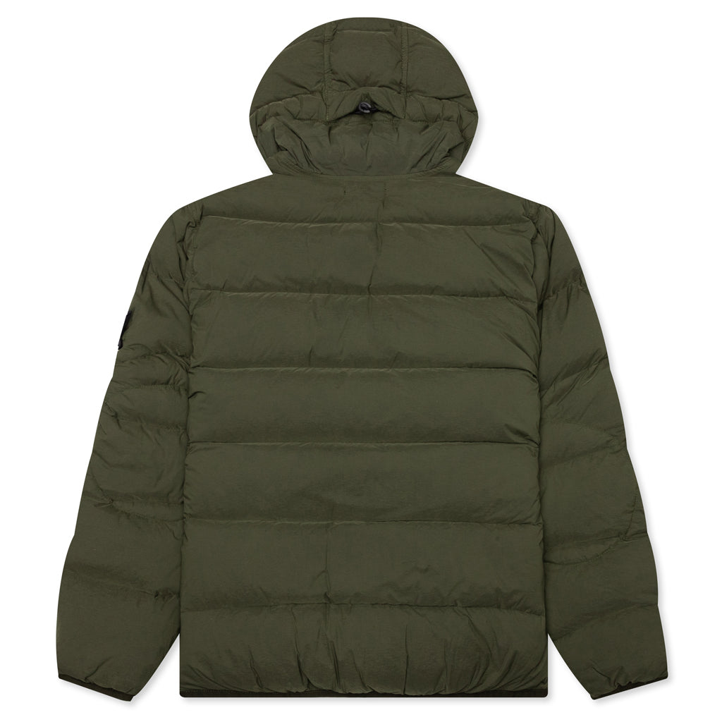 Real Feather Hooded Jacket Stone island оригінал – Купити в Україні – вид ззаду