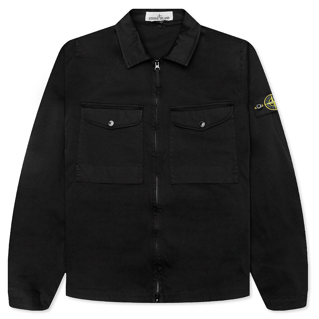 Regular Fit Overshirt Stone island оригінал – Купити в Україні – боковий вид