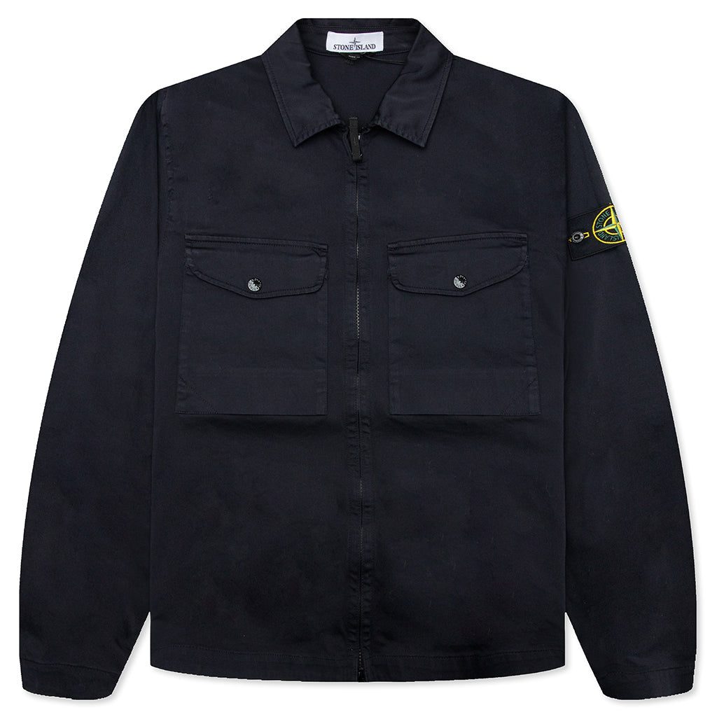 Regular Fit Overshirt Stone island оригінал – Купити в Україні – боковий вид