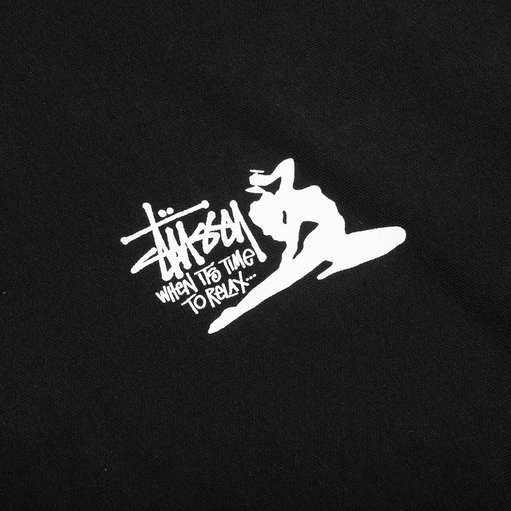 Relax Hoodie Black Stussy – Гарантія оригінальності – збільшений вид