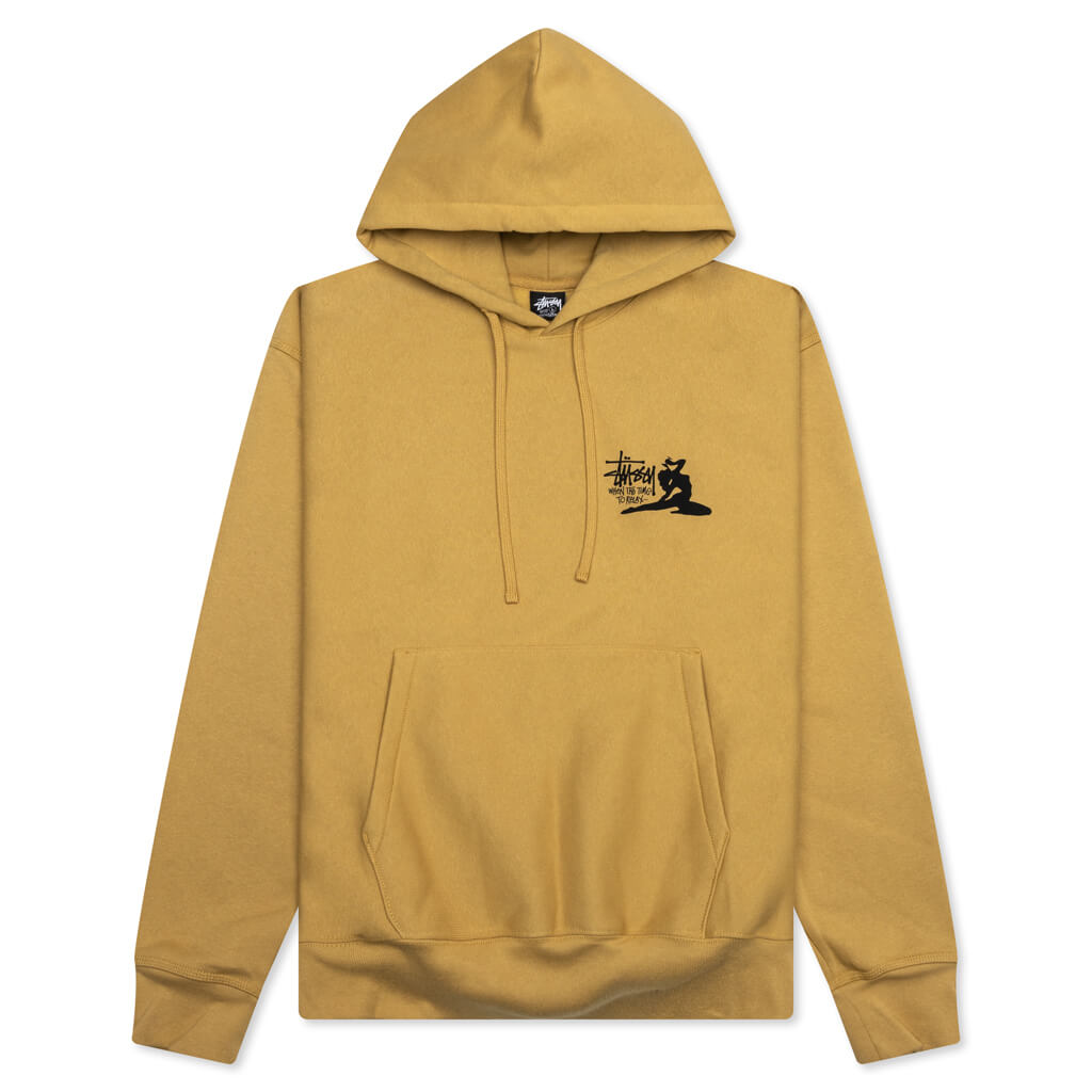 Relax Hoodie Curry Stussy оригінал – Купити в Україні – боковий вид