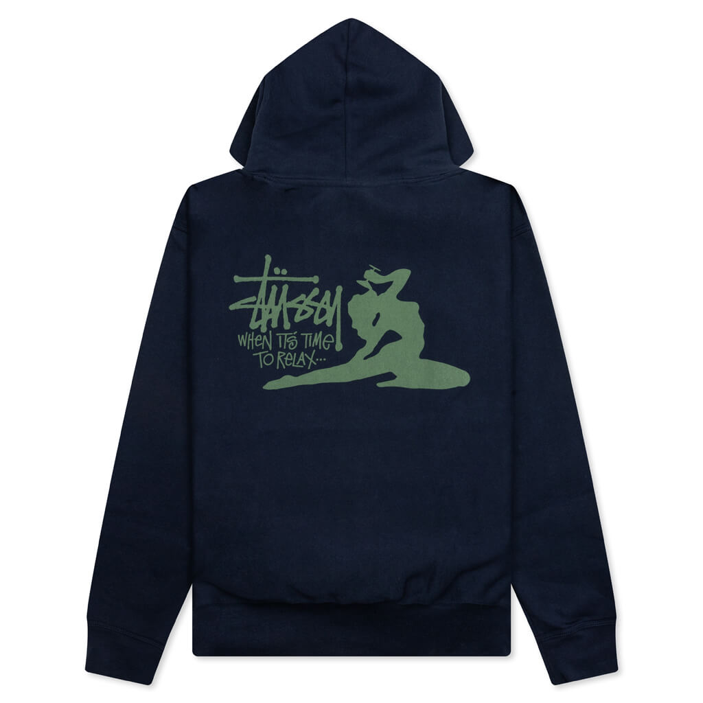 Оригінальна Relax Hoodie Stussy – вид ззаду