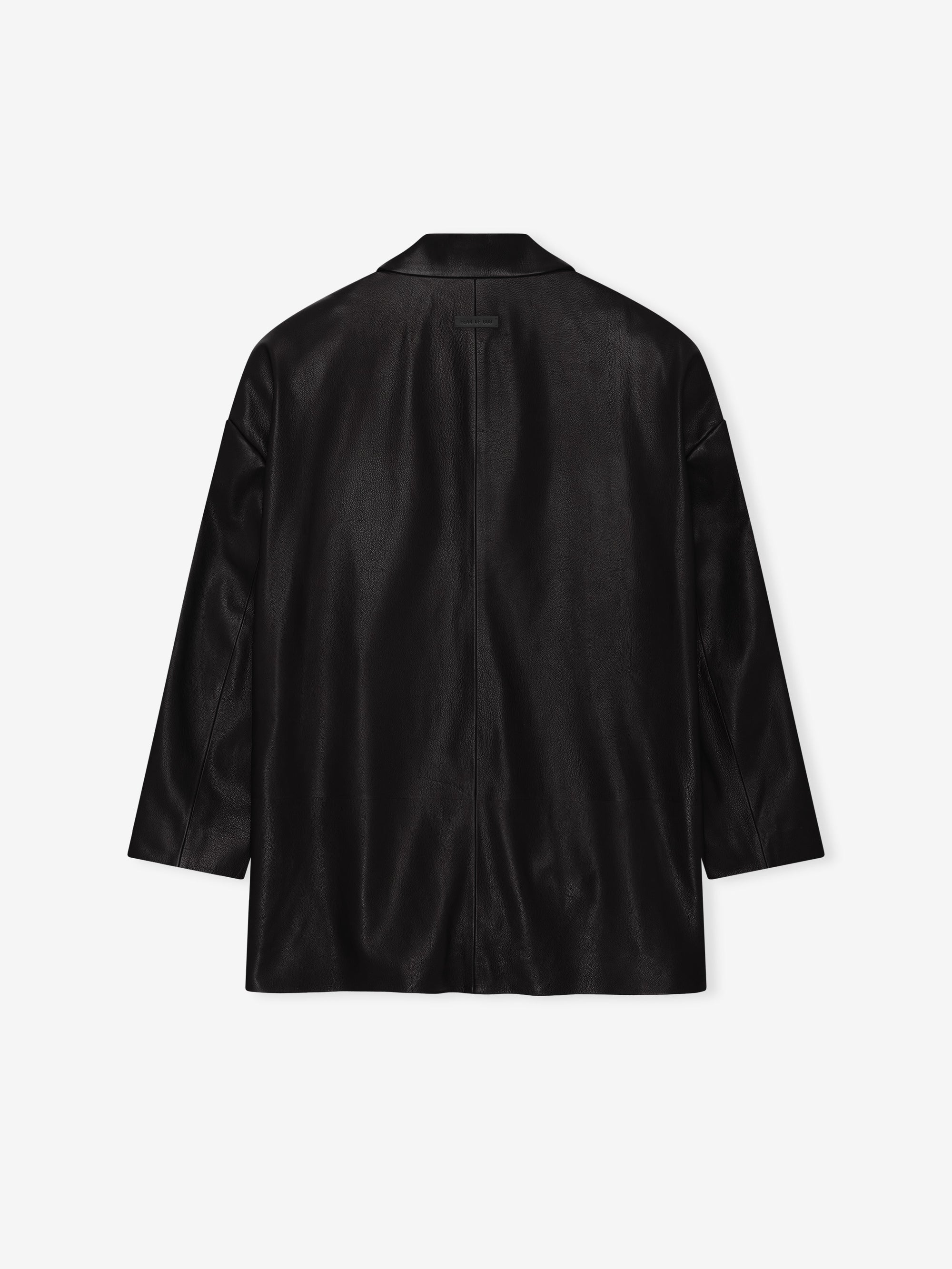 Оригінальна Leather Relaxed Blazer Fear of god – детальний вид