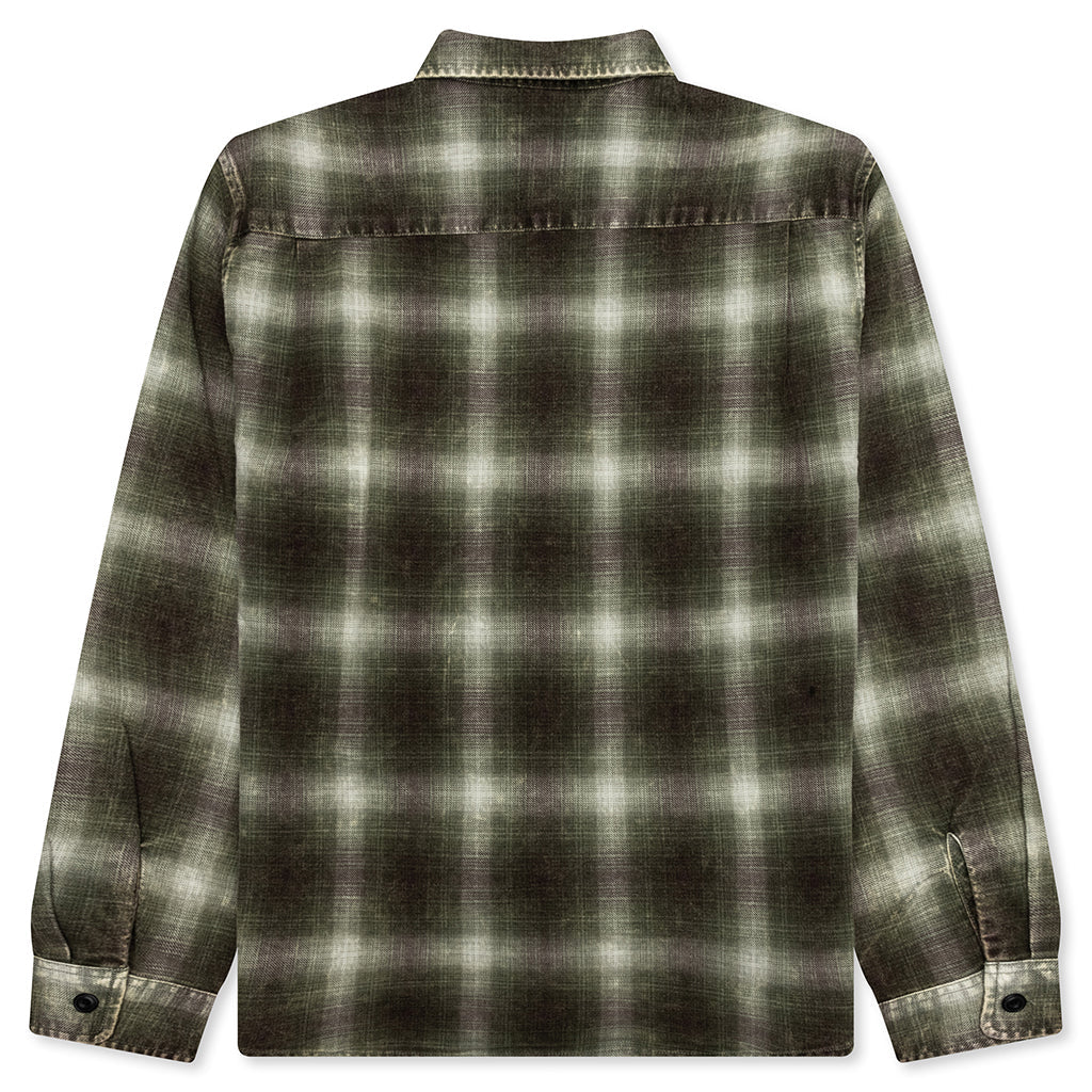 Оригінальна Rocco Plaid Shirt Stussy – вид ззаду
