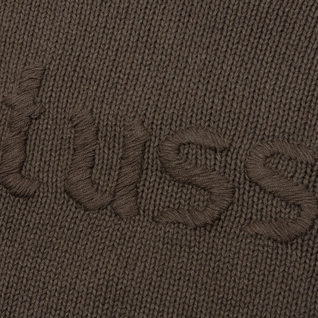 Оригінальна Roll V-Neck Logo Sweater Stussy – збільшений вид