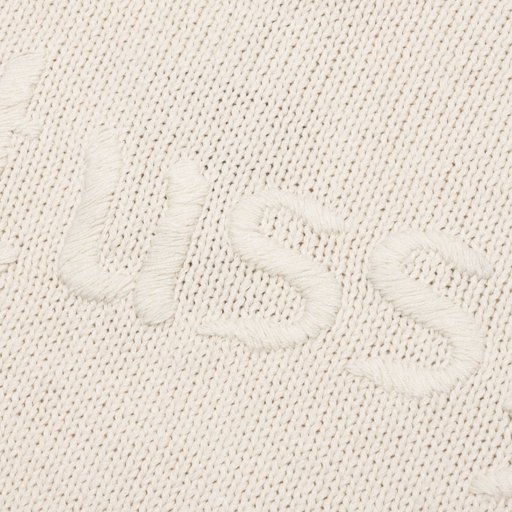 Оригінальна Roll V-Neck Logo Sweater Stussy – збільшений вид